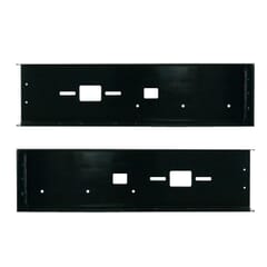 BLACK PAINTED PAIR OF LAMP HOLDER R-L