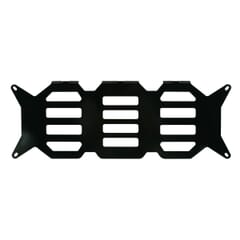 BLACK PAINTED PAIR OF PANELS TRAILER FOR LAMP HOLDER