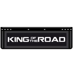 KING OF THE ROAD CUSTOMIZED BLACK MUDFLAP 650