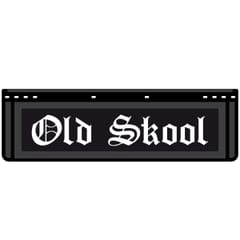 OLD SKOOL CUSTOMIZED BLACK MUDFLAP 650