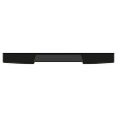 PARASPRUZZO NEUTRO 2375X240 NERO SAGOMATO