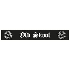 PARASPRUZZO NERO LUNGO PER TRAVERSE OLD SKOOL SCRITTA BIANCA