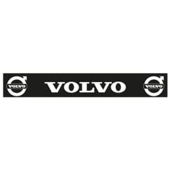 VOLVO CUSTOMIZED BLACK MUDFLAP WHITE