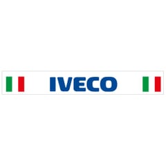 PARASPRUZZO BIANCO LUNGO PER TRAVERSE PERSONALIZZATO IVECO BLU CON BANDIERA ITALIA