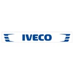 PARASPRUZZO BIANCO LUNGO PER TRAVERSE PERSONALIZZATO IVECO CON BAFFETTI LATERALI BLU