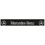 PARASPRUZZO NERO LUNGO PER TRAVERSE PERSONALIZZATO MERCEDES CON STEMMA SCRITTA BIANCA
