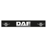 DAF CUSTOMIZED BLACK MUDFLAP WHITE