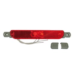 FANALE INGOMBRO ROSSO 2 LED 24V A VITE