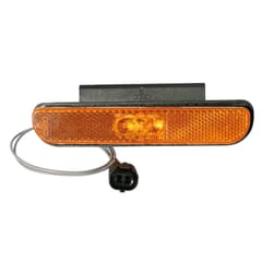 FANALE INGOMBRO A 2 LED ARANCIO 24V CAVO 0.5 MT