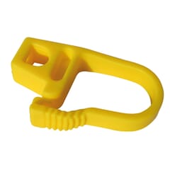 GANCIO PVC GIALLO PER CORDINO