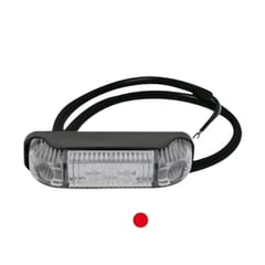 LUCE INGOMBRO ROSSO A LED 12/24 CON CAVO DA 30 CM