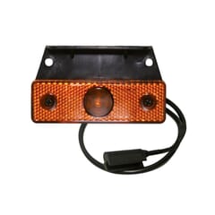 FANALE INGOMBRO 1 LED ARANCIO 24V CAVO 0.5 MT E CLICK-IN