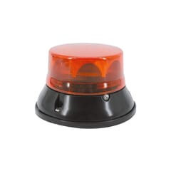 ORANGE LED ROTATING BEACON 9/32V FLAT BASE