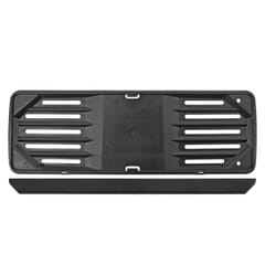 PVC BLACK FRONT LICENSE PLATE HOLDER