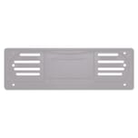 PORTATARGA ANTERIORE IN ALLUMINIO ANODIZZATO