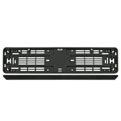 PVC BLACK REAR LICENSE PLATE HOLDER