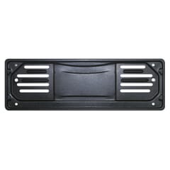 BLACK PAINTED FRONT LICENSE PLATE HOLDER