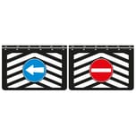 COUPLE OF MUDFLAP WITH SIGNALS