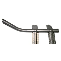 TUBO CURVO TAGLIO 45° INOX COMPLETO DI ALETTE