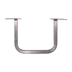 STAINLESS STEEL STEP WITH OUTWARDS PLATE