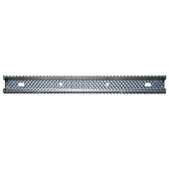 BARRA PORTAFANALI INOX FIORE 15/10 MULTIFORATA CANTONALI INOX E BAVETTA PARASPRUZZI