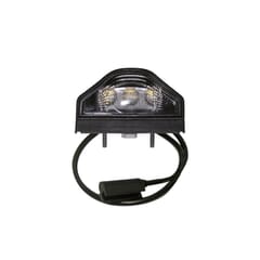 LED LICENCE PLATE LAMP 24V CABLE 0.4 MT WITH CLICK-IN AND BLACK LENS