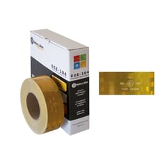 NASTRO PER SUPERFICI RIGIDE COLORE GIALLO ROTOLO 50 METRI ECE104 VERSIONE CONTINUA METALLIZZATA