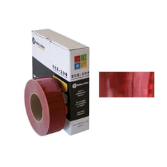 NASTRO PER SUPERFICI RIGIDE COLORE ROSSO ROTOLO 50 METRI ECE104 VERSIONE CONTINUA METALLIZZATA