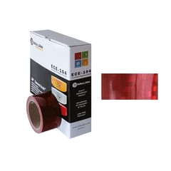 NASTRO PER SUPERFICI RIGIDE COLORE ROSSO ROTOLO 12,50 METRI ECE104 VERSIONE CONTINUA METALLIZZATA