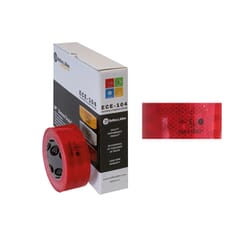 NASTRO PER SUPERFICI RIGIDE COLORE ROSSO ROTOLO 12,50 METRI ECE104 VERSIONE CONTINUA