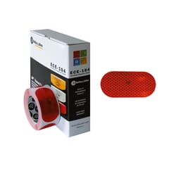 NASTRO PER SUPERFICI RIGIDE COLORE ROSSO ROTOLO 12,50 METRI ECE104 SEGMENTATO PER CISTERNE