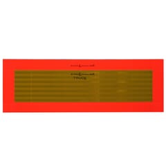 COUPLE OF ALUMINUM REFLECTING PANELS FOR TRAILER