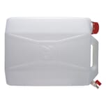 HORIZONTAL PLASTIC WATER TANK 25LT WITH FAUCET