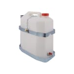 PLASTIC WATER TANK 25LT. WITH VERTICAL GALVANIZED SUPPORT