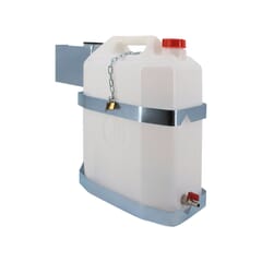 PLASTIC WATER TANK 25LT. WITH VERTICAL GALVANIZED SUPPORT WITH BRACKET