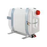 PLASTIC WATER TANK 25LT. WITH GALVANIZED SUPPORT AND FIXING FEET