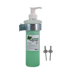 SOAP DISPENSER KIT HORIZONTAL BRACKET AND ANTIBACTERIAL SOAP