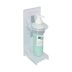 PLEXIGLASS COUNTER DISPLAY FOR DISPENSER WITH ANTIBACTERIAL SOAP