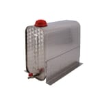 FLOWERED STAINLESS STEEL WATER TANK 25 LT