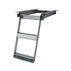 HEAVY GALVANIZED EXTRACTABLE LADDER 2 STEPS