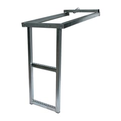 LIGHT GALVANIZED EXTRACTABLE LADDER 2 STEPS