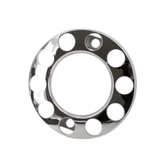 ANELLO COPRIMOZZO IN ACCIAIO INOX 10 FORI - FORI FISSAGGIO D 33mm