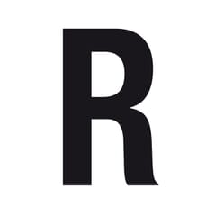 ADHESIVE ALPHANUMERIC CHARACTER `R`