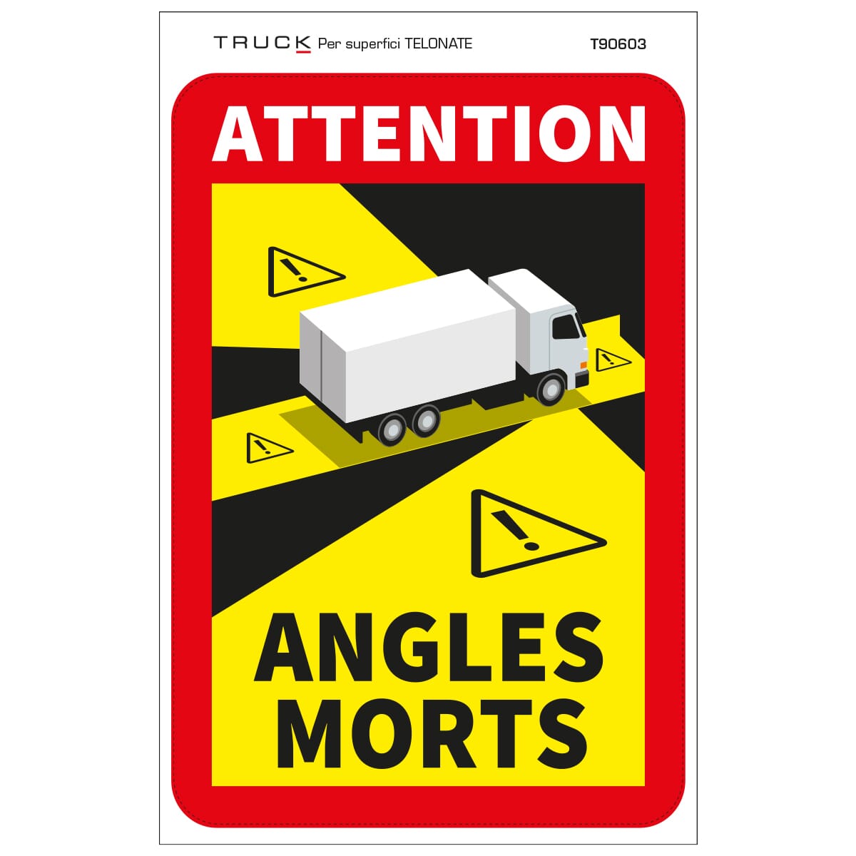 Adesivo Angoli Morti Camion - BARNY RICAMBI CAMION - Foto 9