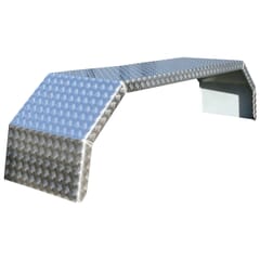 PARAFANGO SPIGOLATO ALLUMINIO MANDORLATO 3+2