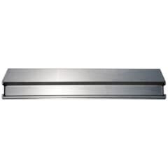 PORTAFANALI INOX LISCIO CON ALZATA SENZA FORI