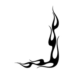 TRIBAL WINDOW STICKER RIGHT