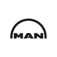 MAN PRE-SPACED STICKER `LOGO`