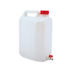 TANICA ACQUA 15 LT CON RUBINETTO IN ACCIAIO VERTICALE