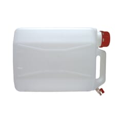 TANICA ACQUA 15 LT CON RUBINETTO IN ACCIAIO ORIZZONTALE